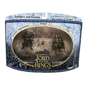 Lord of the Rings Soldiers and Scenes Capture of Sméagol Battle Scale Figurines